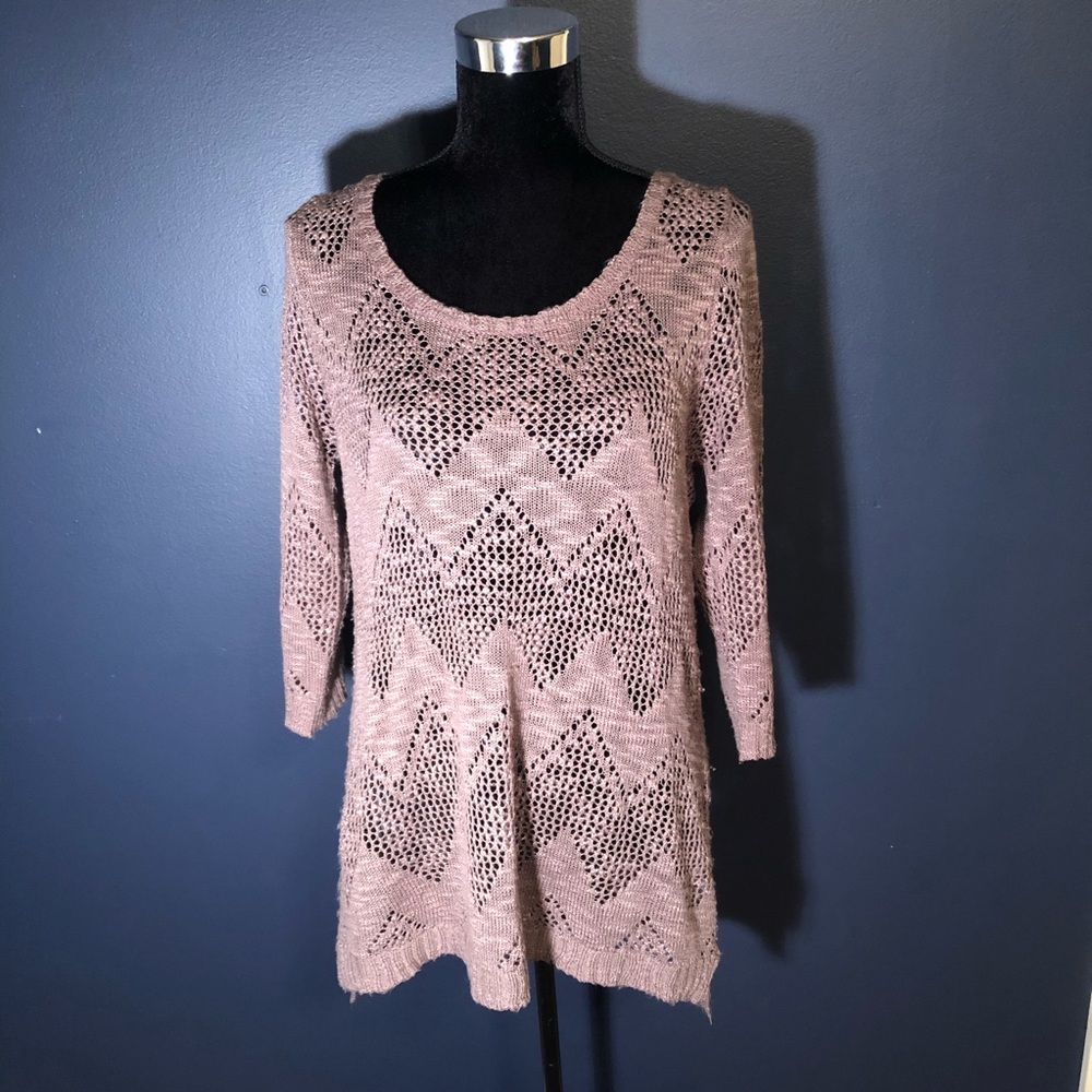 See through sweater